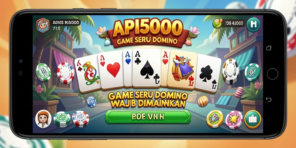 Tampilan menarik gameplay Domino dari API5000.