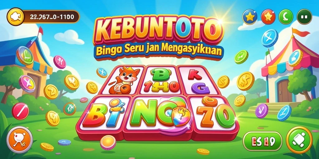 Gameplay seru dan menantang dalam permainan Bingo KEBUNTOTO.