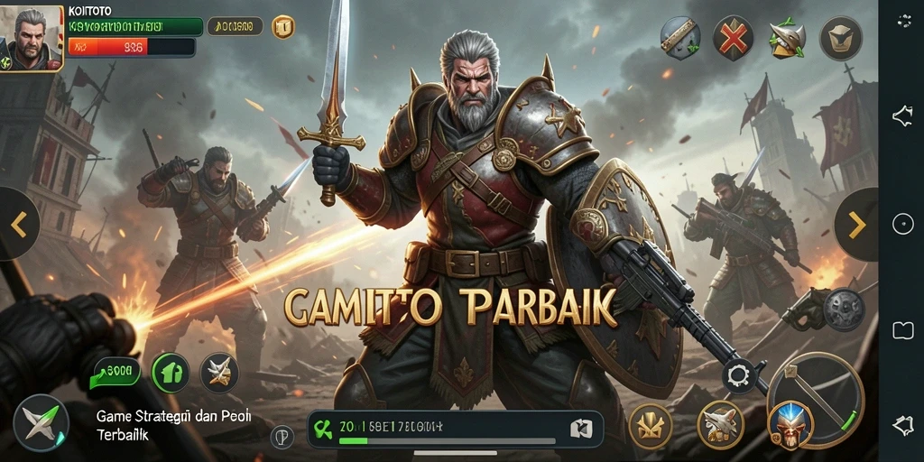 Tampilan gameplay strategi yang mendebarkan di KOITOTO.
