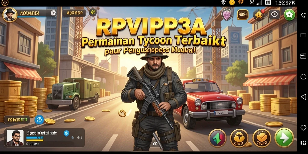 Screenshot RPVIP3 menampilkan gameplay seru dan interaksi bisnis yang dinamis.